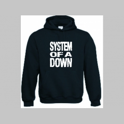 System of a Down čierna mikina s kapucou stiahnutelnou šnúrkami a klokankovým vreckom vpredu 